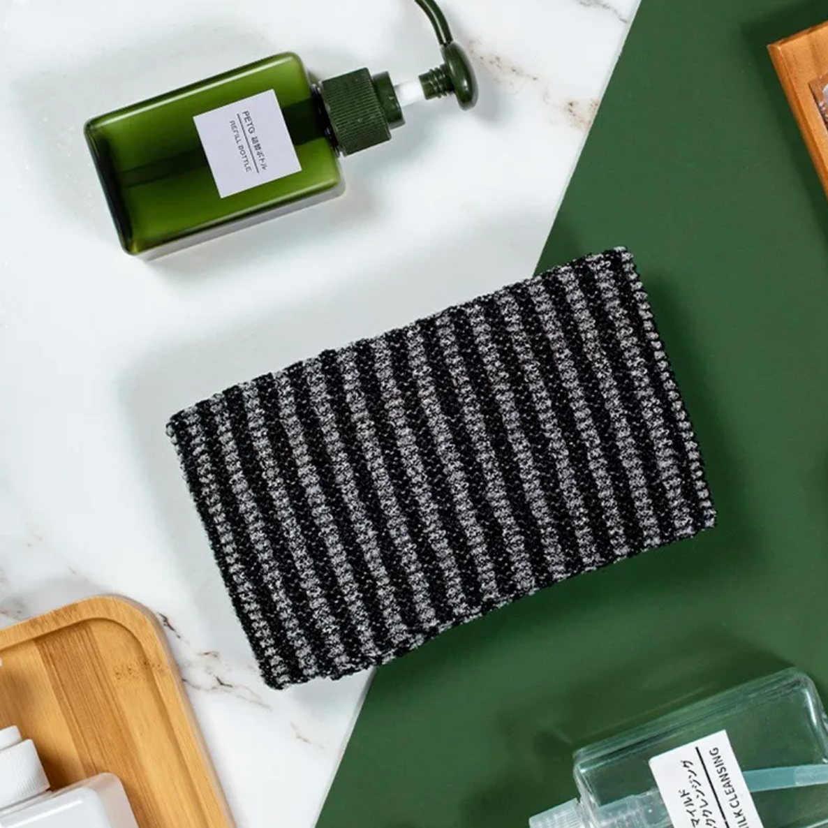Japanese Exfoliating Antibacterial Shower Towel