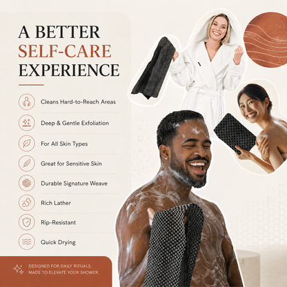 Japanese Exfoliating Antibacterial Shower Towel